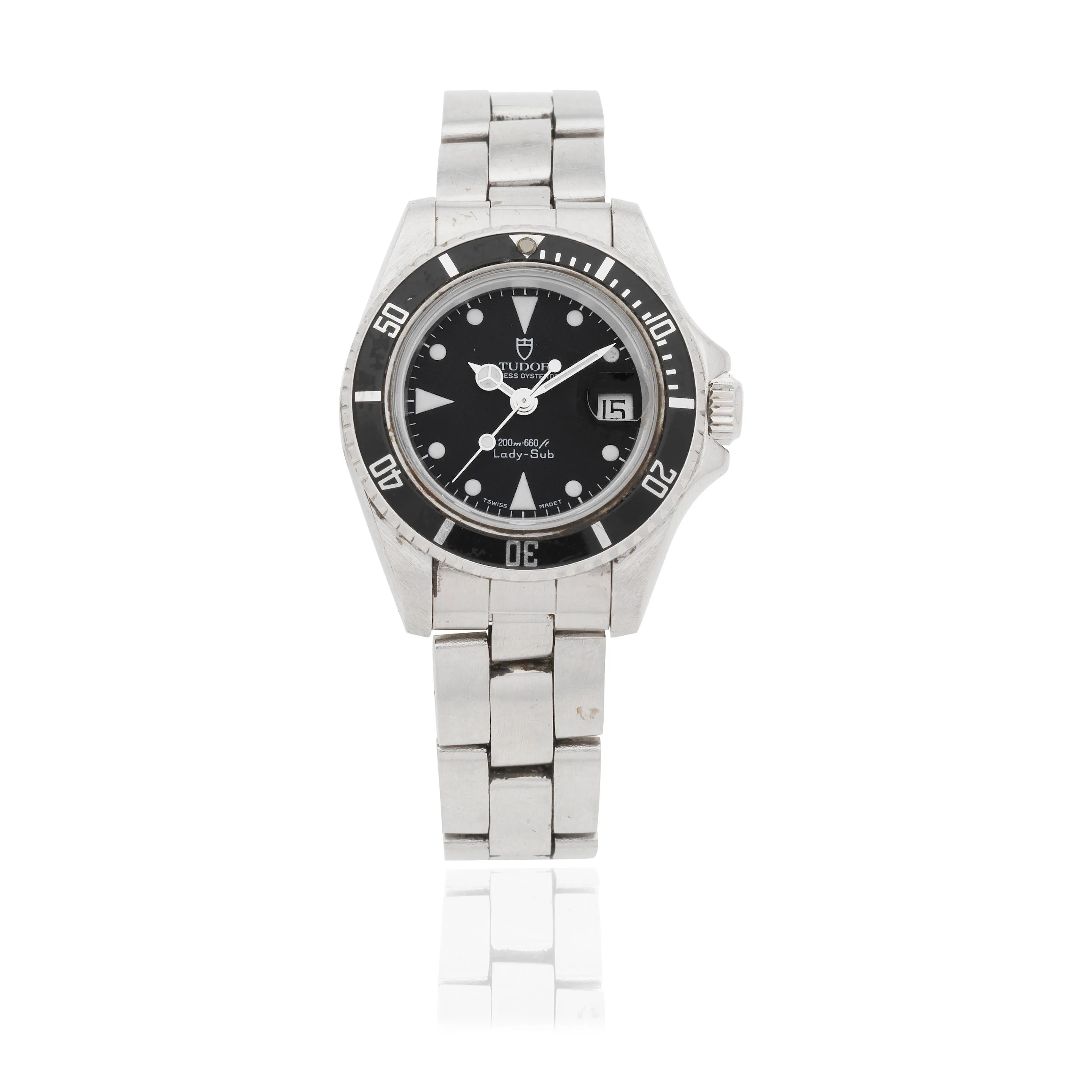 Tudor Prince Oysterdate 96090 27mm Stainless steel Black