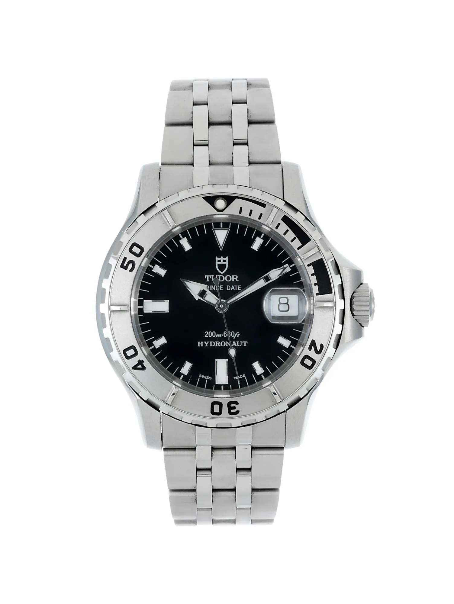 Tudor Prince Date 89190 41mm Stainless steel Black