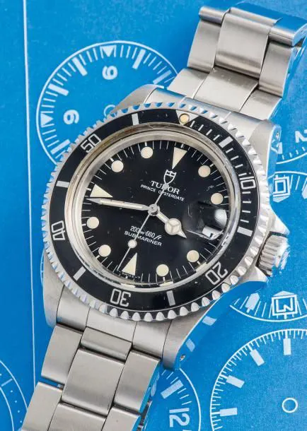 Tudor Submariner 76100 40mm Stainless steel Black