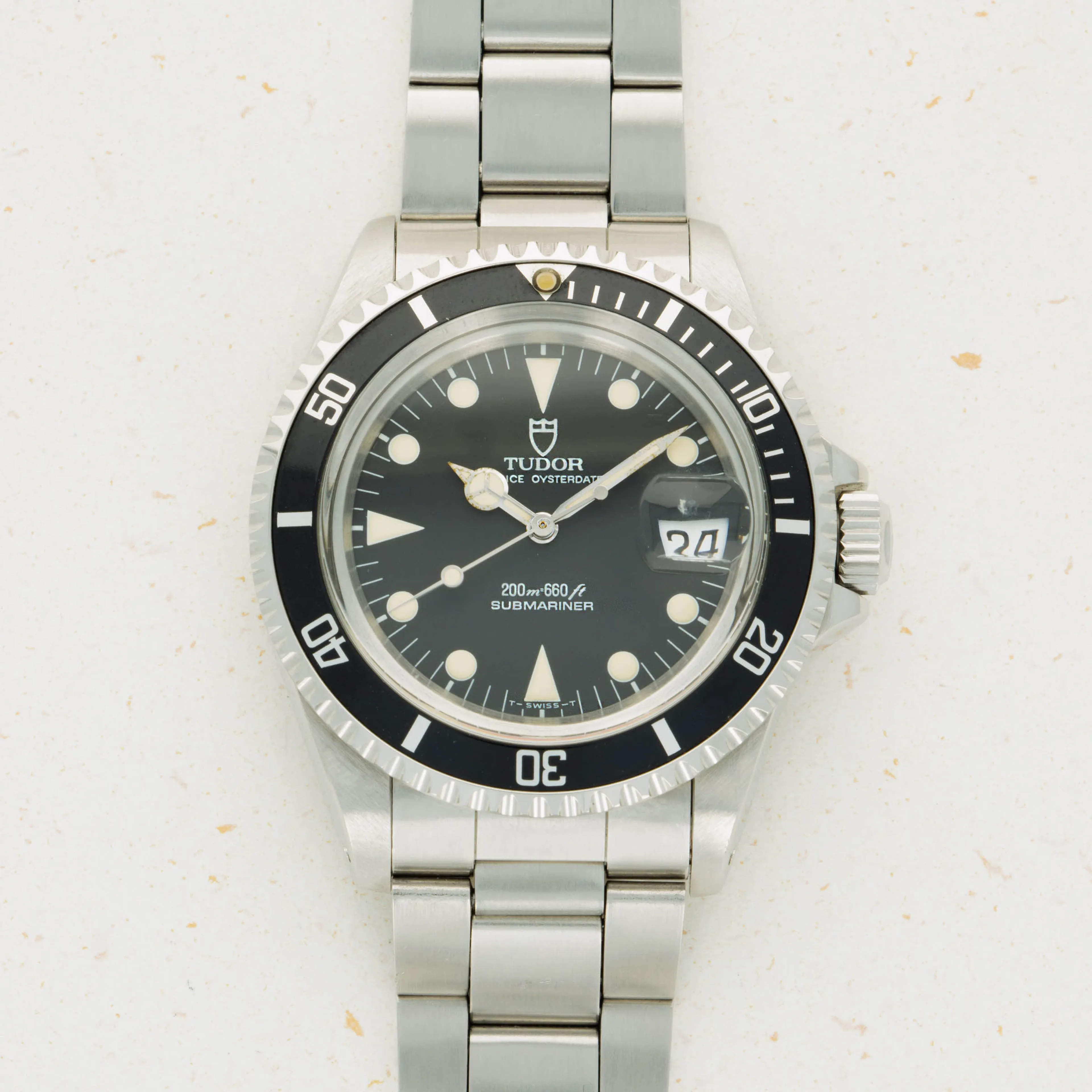 Tudor Submariner 79090 40mm Stainless steel Black