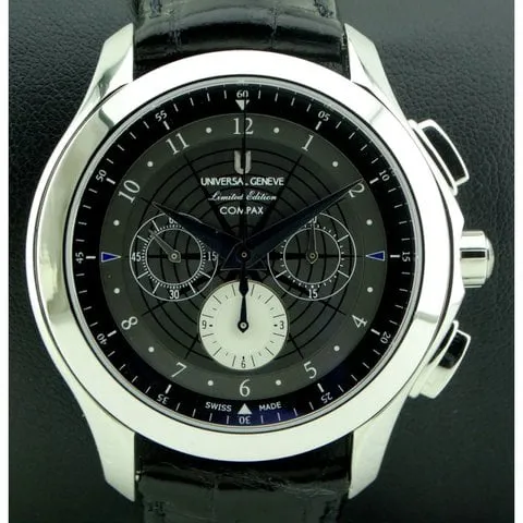 Universal Genève Compax 884.122/0375.CA 43mm Stainless steel Gray