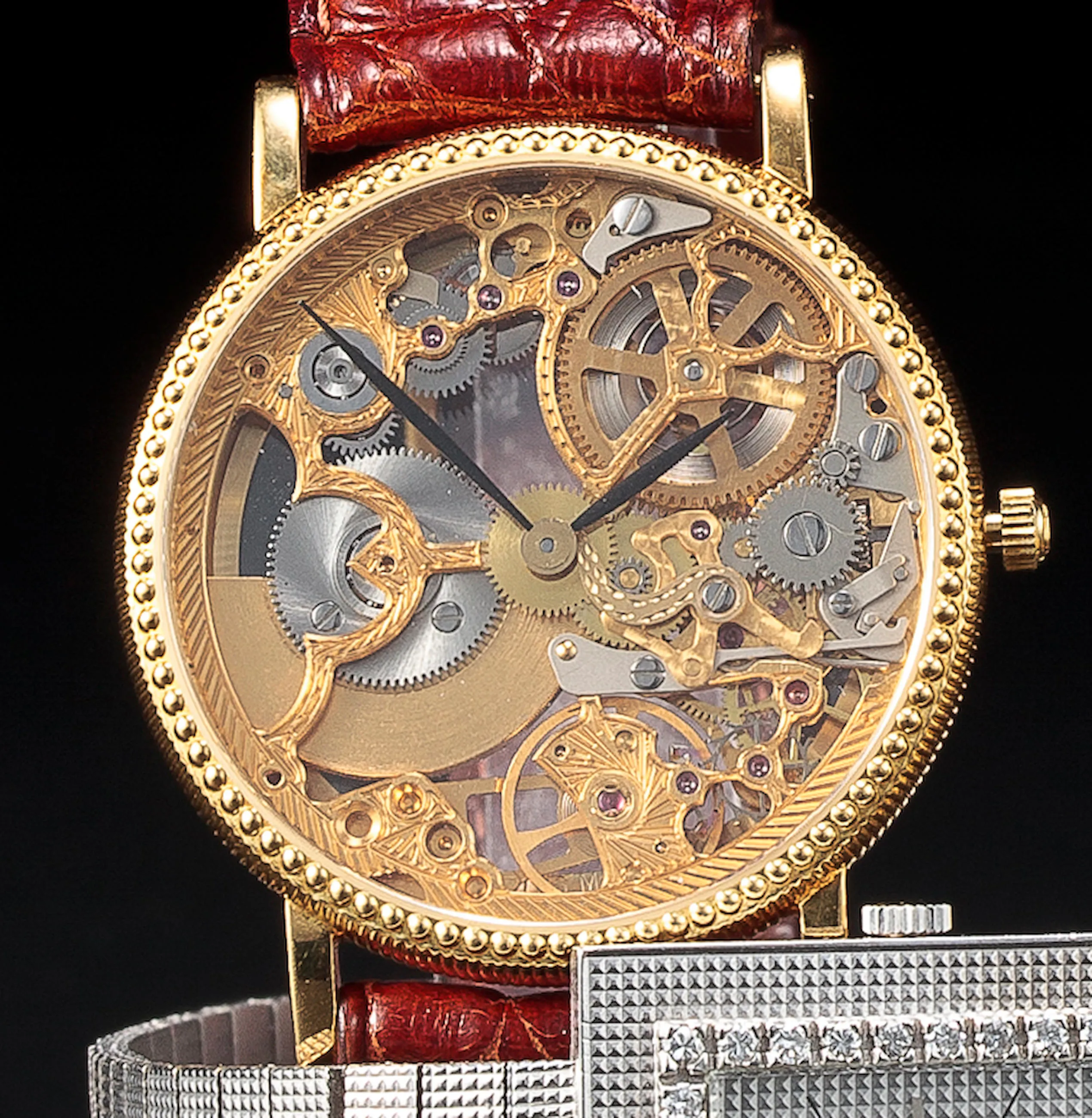 Universal Genève 151.11.662 32mm Yellow gold Skeletonized