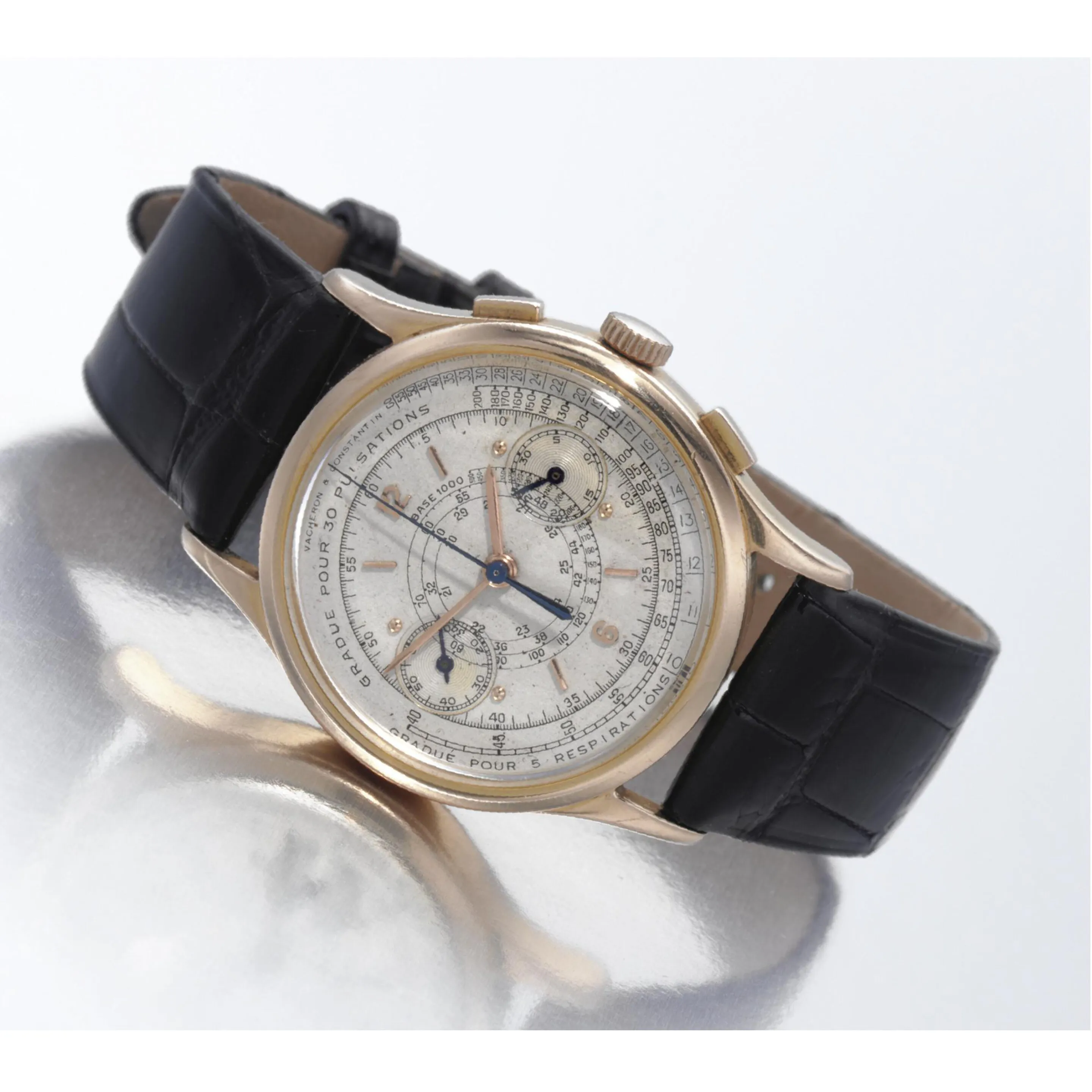 Vacheron Constantin 4072 35mm Rose gold Silver