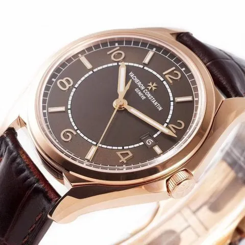 Vacheron Constantin Fiftysix 4600E/000R-B576 40mm Rose gold Brown