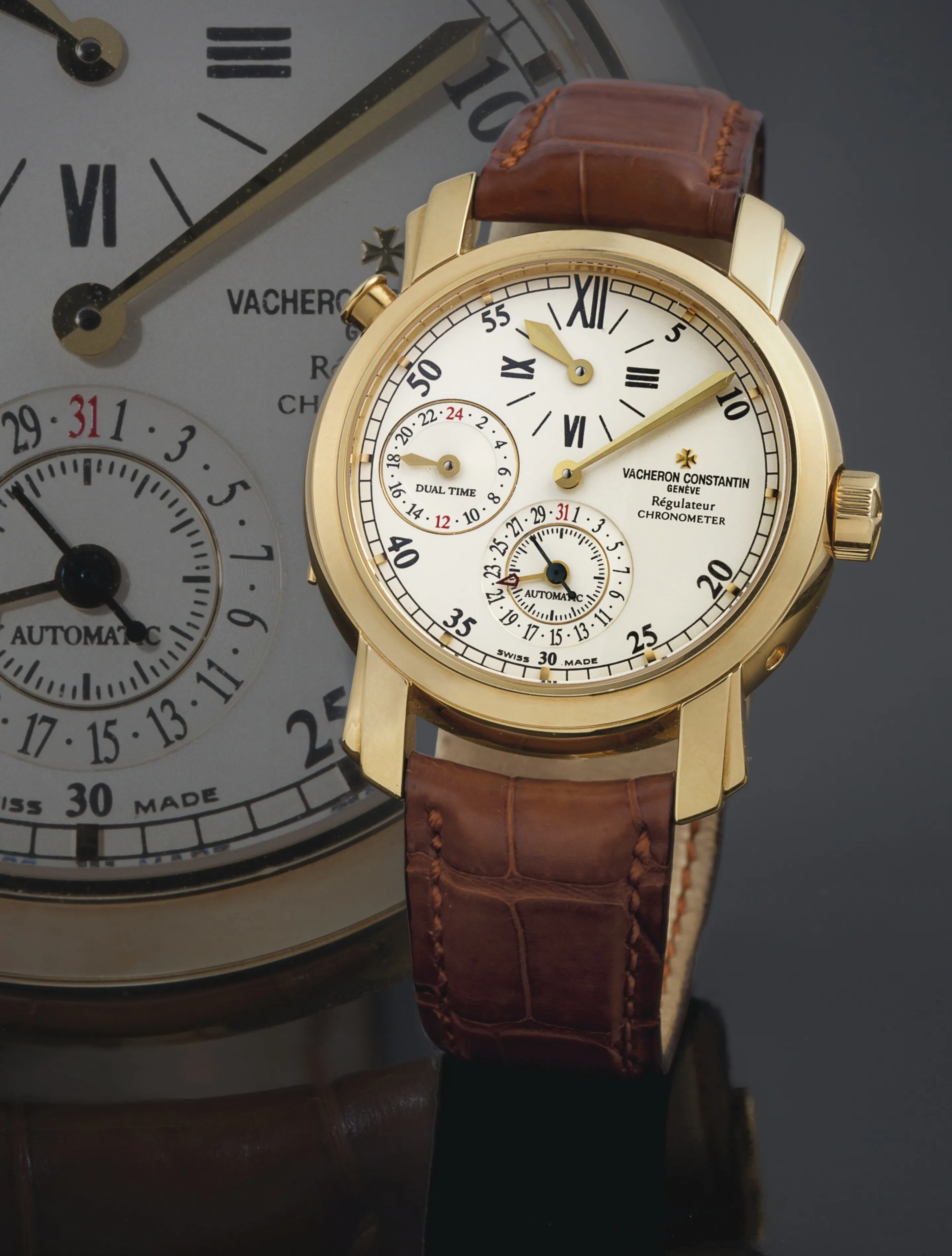 Vacheron Constantin Malte 42005 38mm Yellow gold Silver