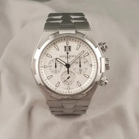 Vacheron Constantin Overseas Chronograph 49150/B01A-9095 42mm Stainless steel Silver