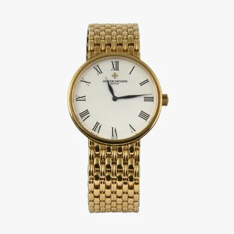 Vacheron Constantin Patrimony 33093 32mm Yellow gold White