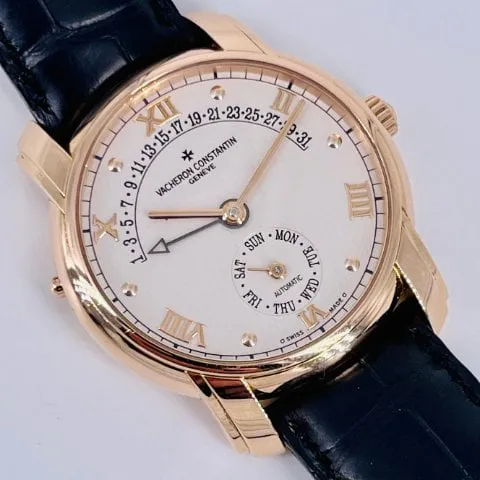 Vacheron Constantin Patrimony 47245/000R-8775 37mm Rose gold Silver