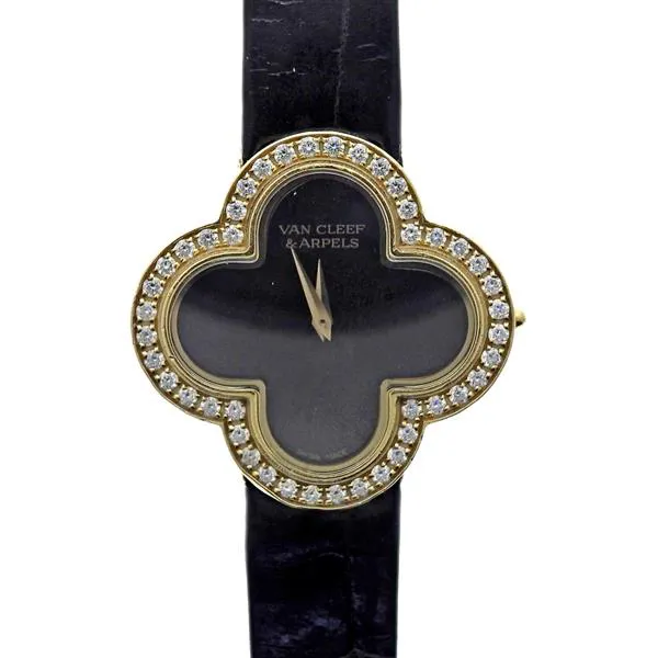 Van Cleef & Arpels Alhambra HH88358 30mm Yellow gold Black 1