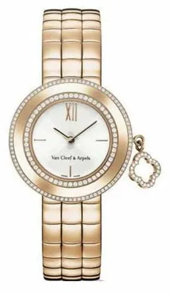 Van Cleef & Arpels Charms VCARN5LF00 38mm Rose gold White