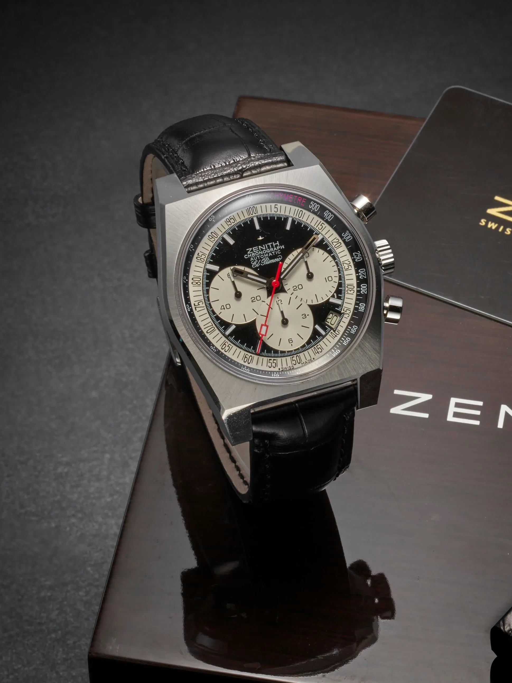 Zenith El Primero 03.1969.469 38mm Stainless steel Black