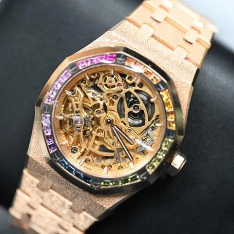 Audemars Piguet Royal Oak 15468OR.YG.1259OR.01 Rose gold Skeleton