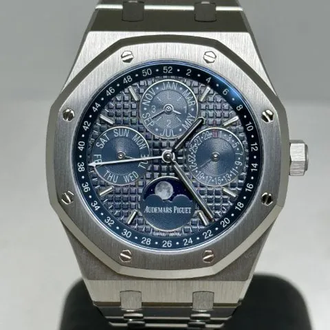 Audemars Piguet Royal Oak Perpetual Calendar 26574ST.OO.1220ST.02 41mm Stainless steel Blue