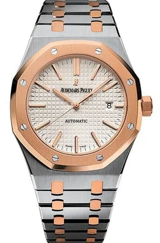 Audemars Piguet Royal Oak 15400SR.OO.1220SR.01 41mm Yellow gold and Stainless steel Silver