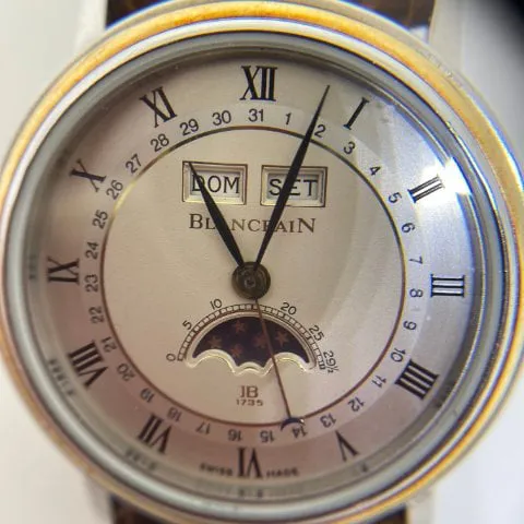 Blancpain Villeret 6501 34mm Yellow gold and Stainless steel Silver