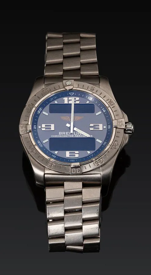 Breitling Aerospace E79362 42mm Titanium Blue