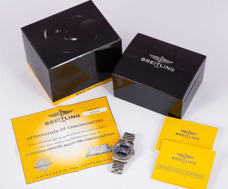 Breitling Aerospace E79362 42mm Titanium Blue 1