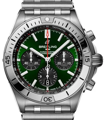 Breitling Chronomat AB0134101L1A1 42mm Stainless steel Green