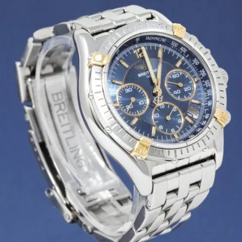 Breitling Cockpit 37mm Yellow gold and Stainless steel Blue