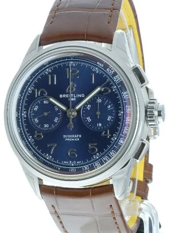 Breitling Duograph AB1510171C1P1 42mm Steel Blue