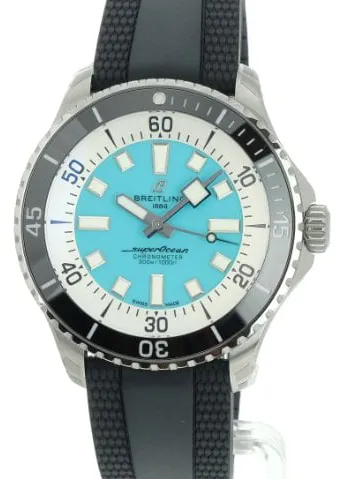 Breitling Superocean A17376211L2S1 44mm Stainless steel Turquoise