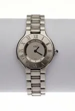 Cartier 1340 28mm Stainless steel Silver