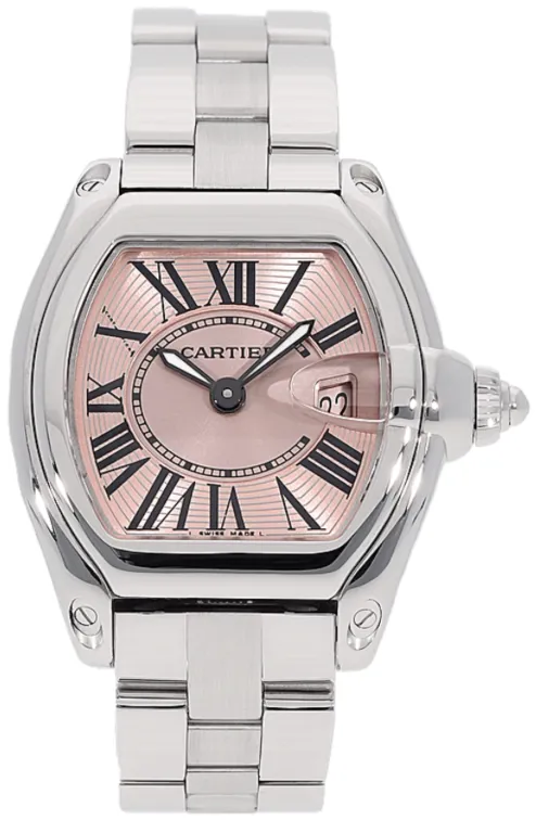 Cartier Roadster W62017V3 30mm Stainless steel Rose