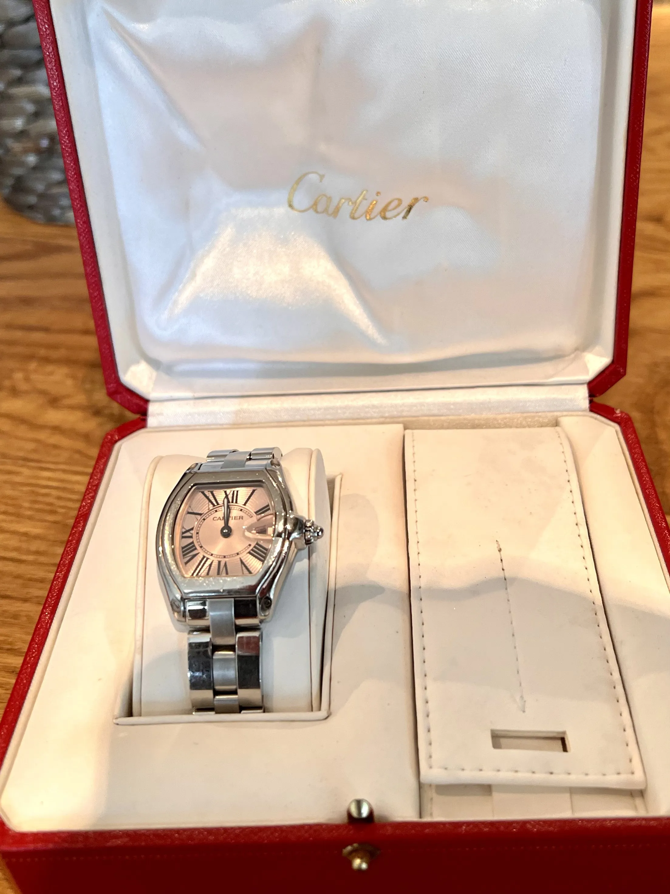 Cartier Roadster W62017V3 30mm Stainless steel Rose 1