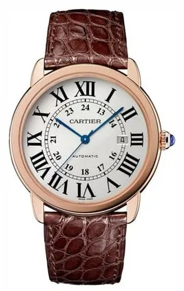 Cartier Ronde Solo de Cartier W6701009 42mm Rose gold Silver