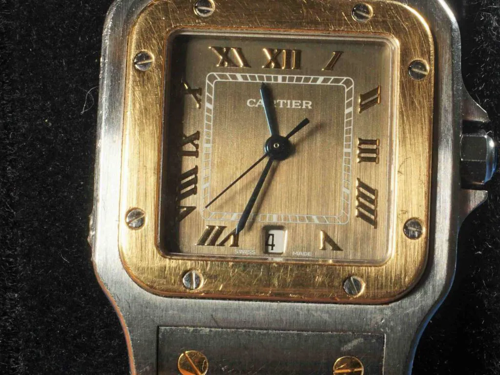 Cartier Santos 187901 29mm Yellow gold and Stainless steel Bronze