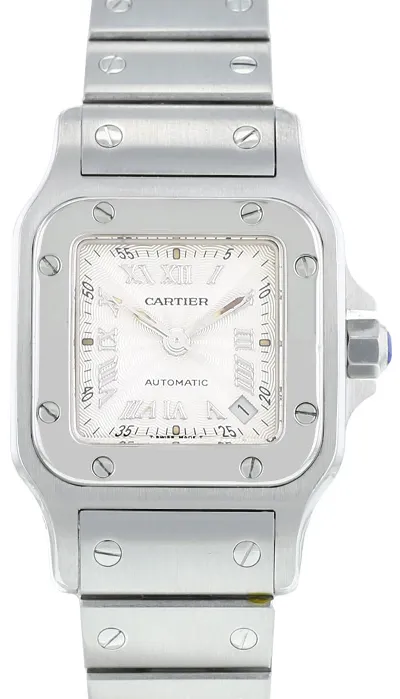 Cartier Santos 2423 23mm Stainless steel Silver