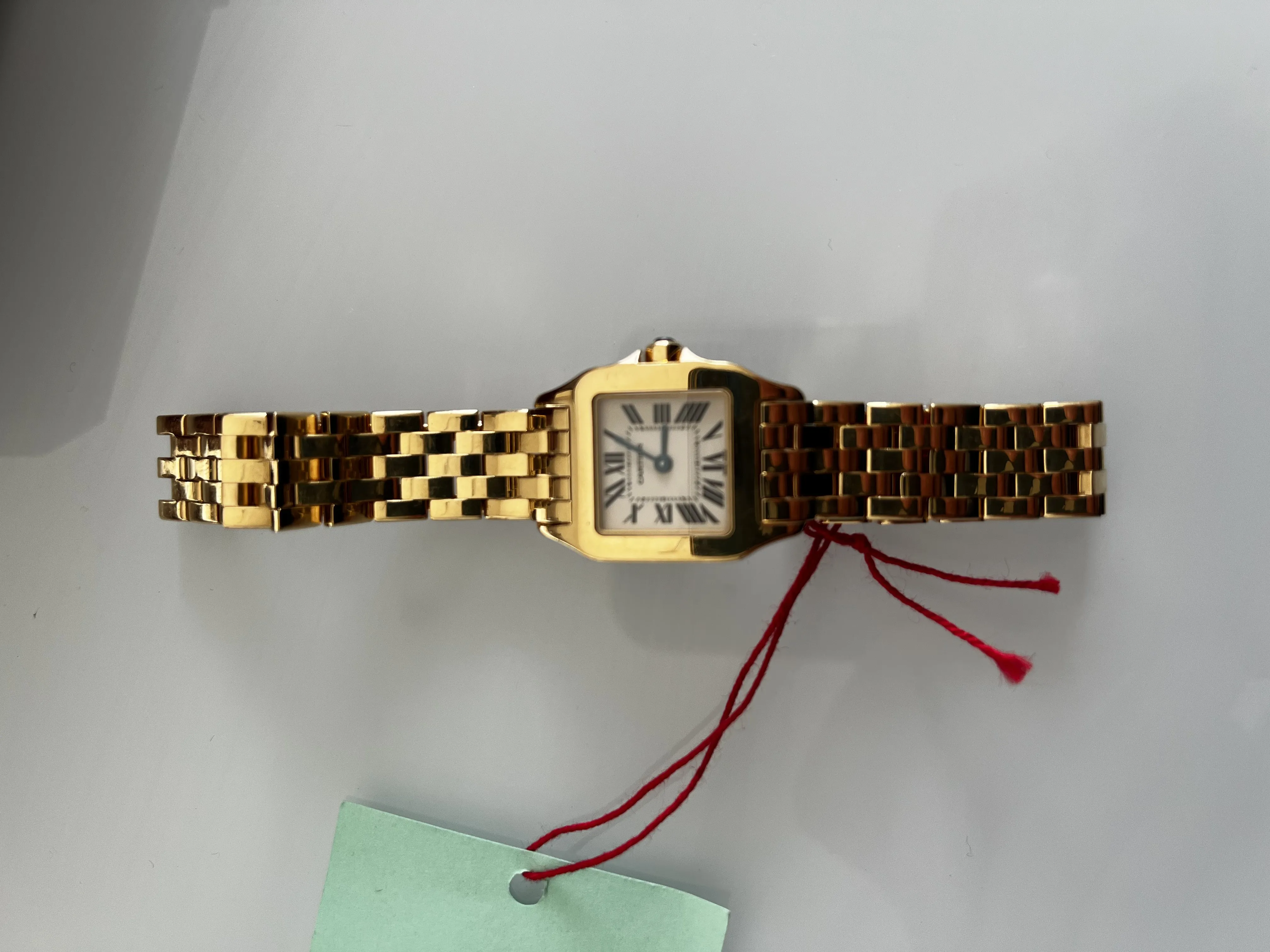 Cartier Santos W25063X9 23mm Yellow gold White 4