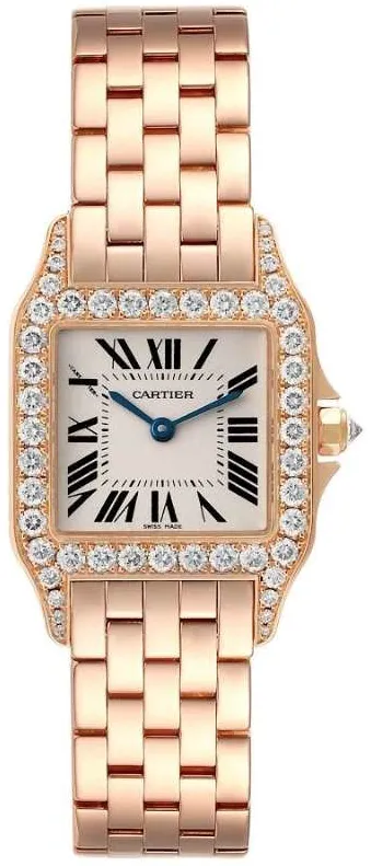 Cartier Santos WF9001Y7 26mm Yellow gold White