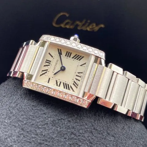 Cartier Tank Française W4TA0008 Stainless steel Silver