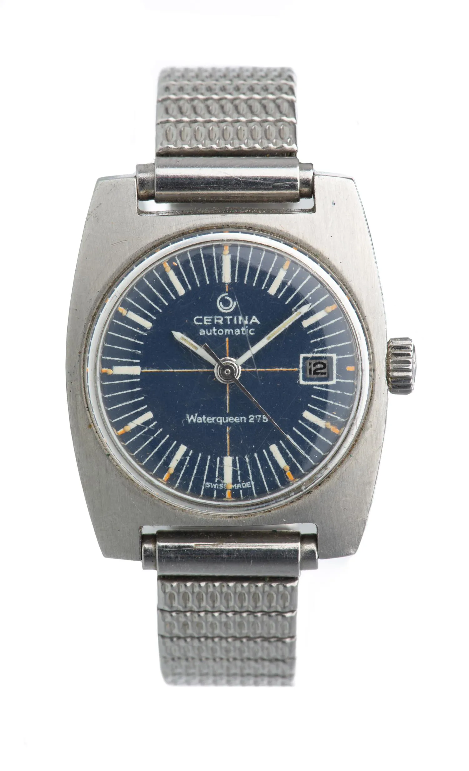 Certina 30mm Stainless steel Blue