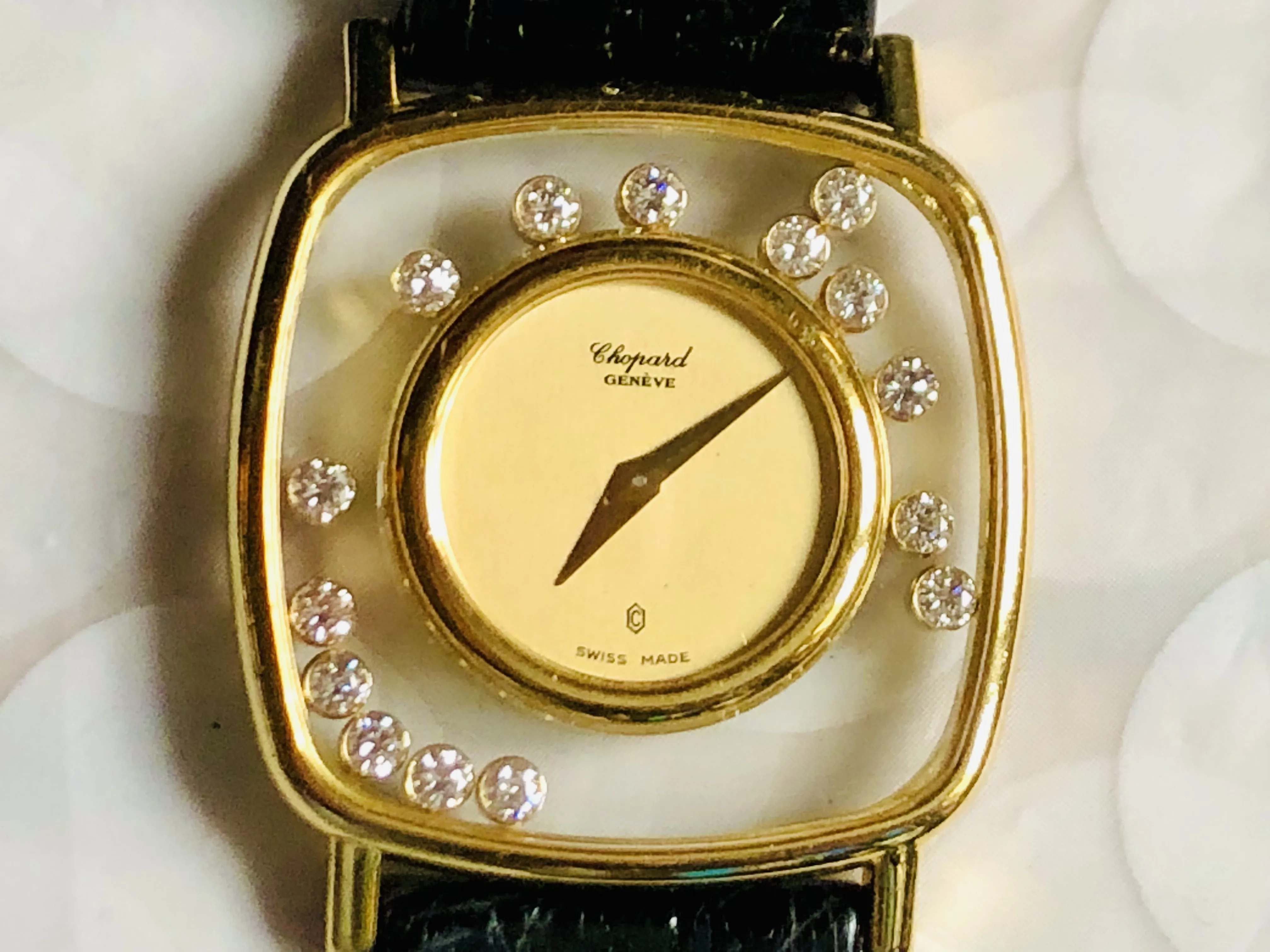 Chopard Happy Diamonds 2184 32mm Yellow gold Gold 1