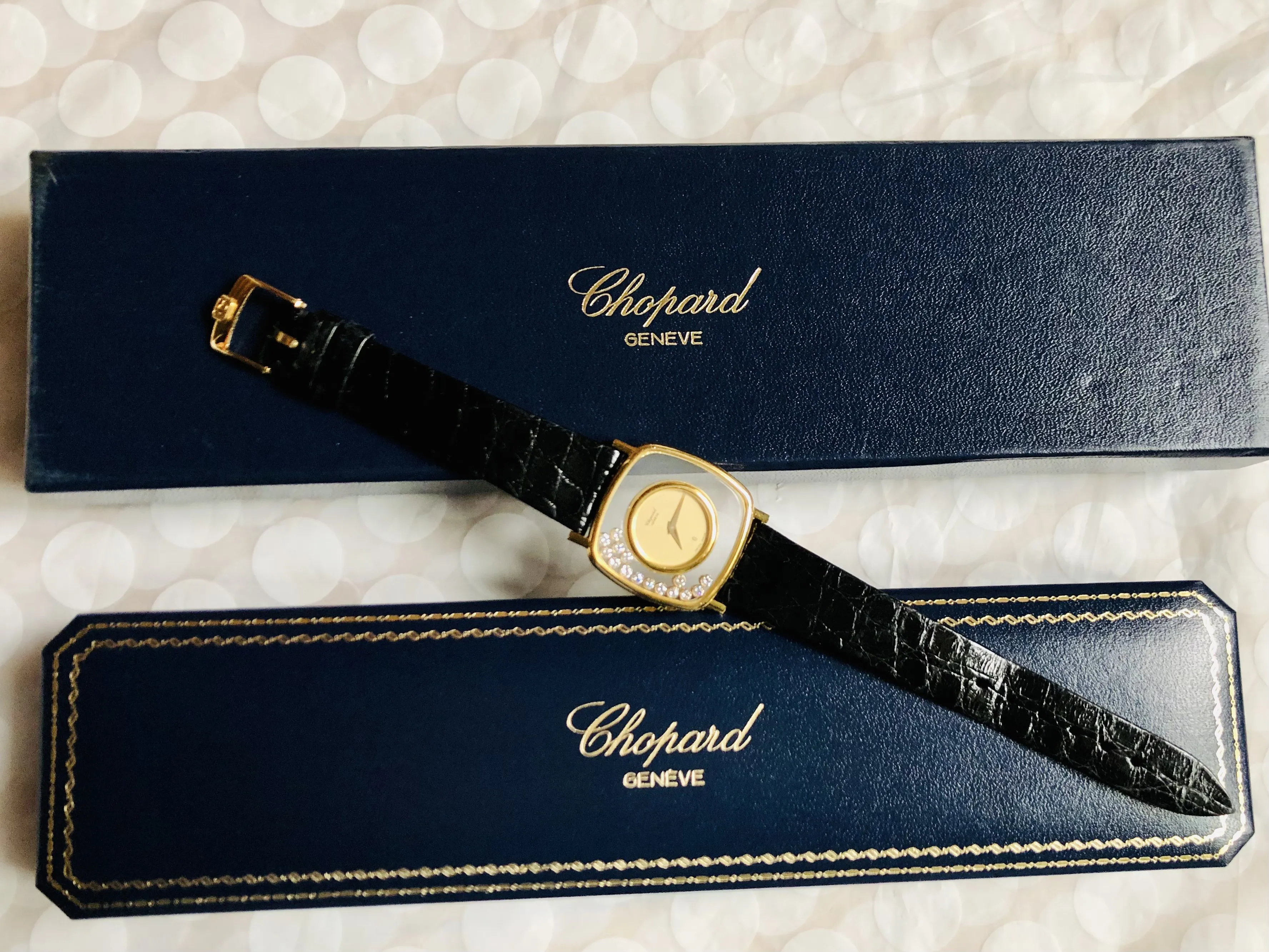 Chopard Happy Diamonds 2184 32mm Yellow gold Gold 9