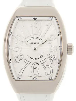 Franck Muller Vanguard V32QZ(OG.BC) 32mm White gold Silver