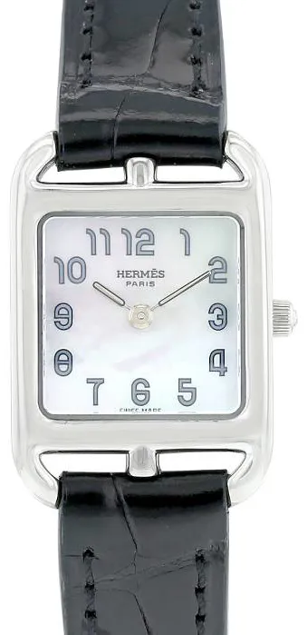 Hermès Cape Cod CC1.190 20mm White gold Mother-of-pearl