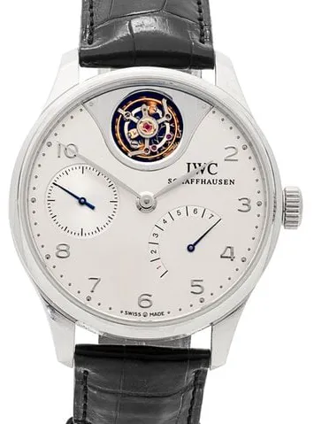 IWC Portuguese Tourbillon 504204 44mm Platinum Silver