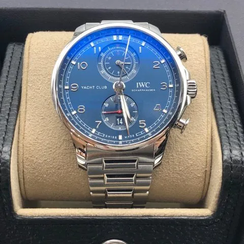 IWC Portugieser IW390701 44.5mm Stainless steel Blue