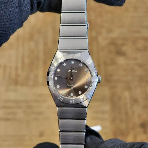 Omega Constellation 131.10.28.60.56.001 28mm Stainless steel Gray