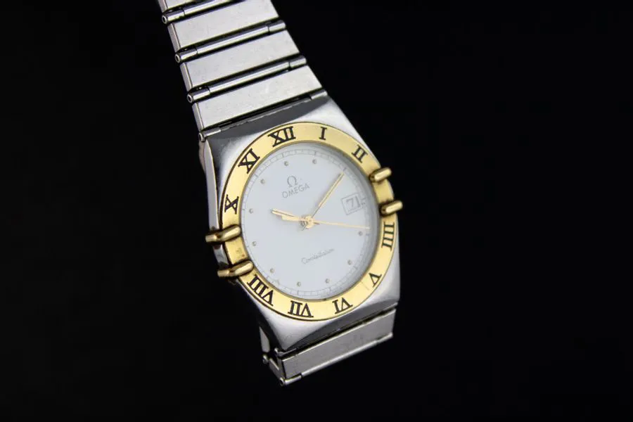 Omega Constellation 396.1070 / 396.1080 36mm Yellow gold and stainless steel Silver