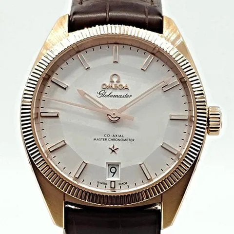 Omega Globemaster 130.53.39.21.02.001 39mm Rose gold Silver