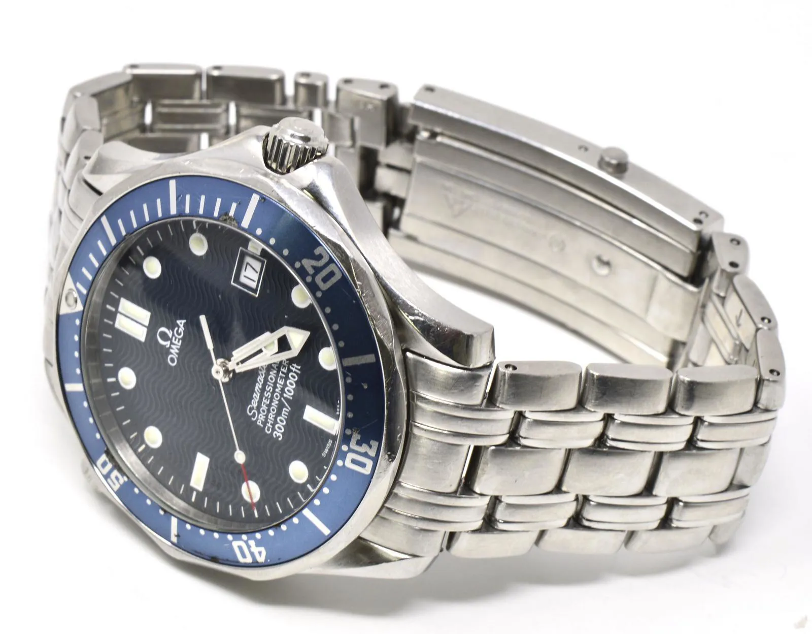 Omega Seamaster Diver 300M 25418000 41mm Stainless steel Blue 5