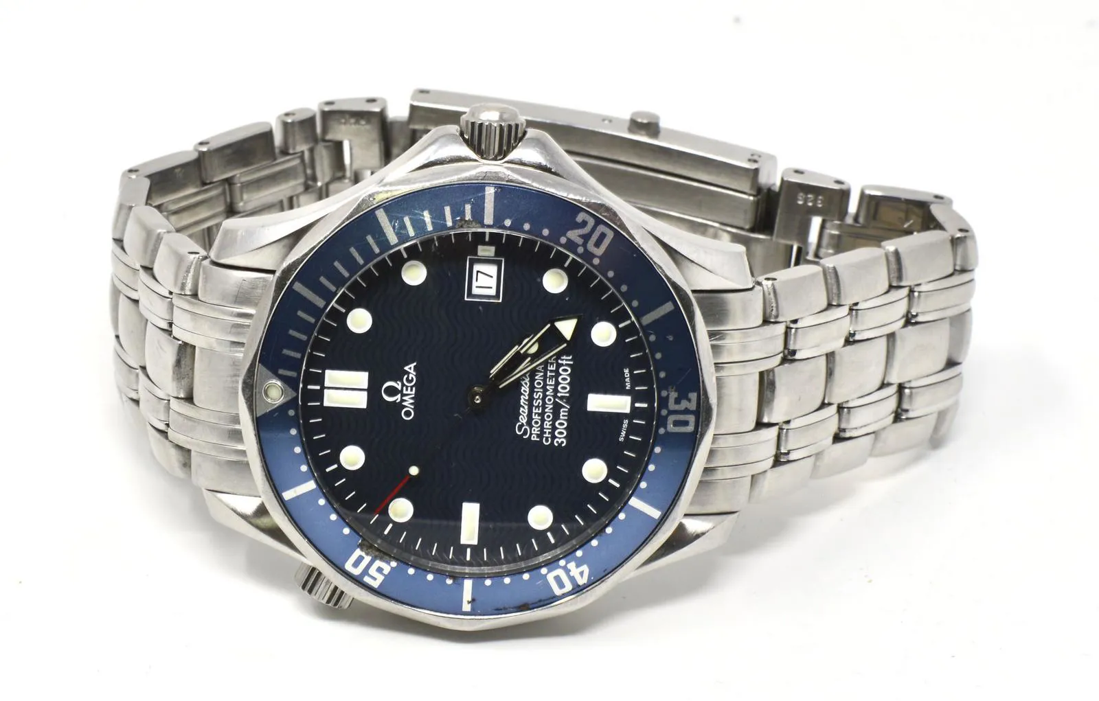 Omega Seamaster Diver 300M 25418000 41mm Stainless steel Blue 6