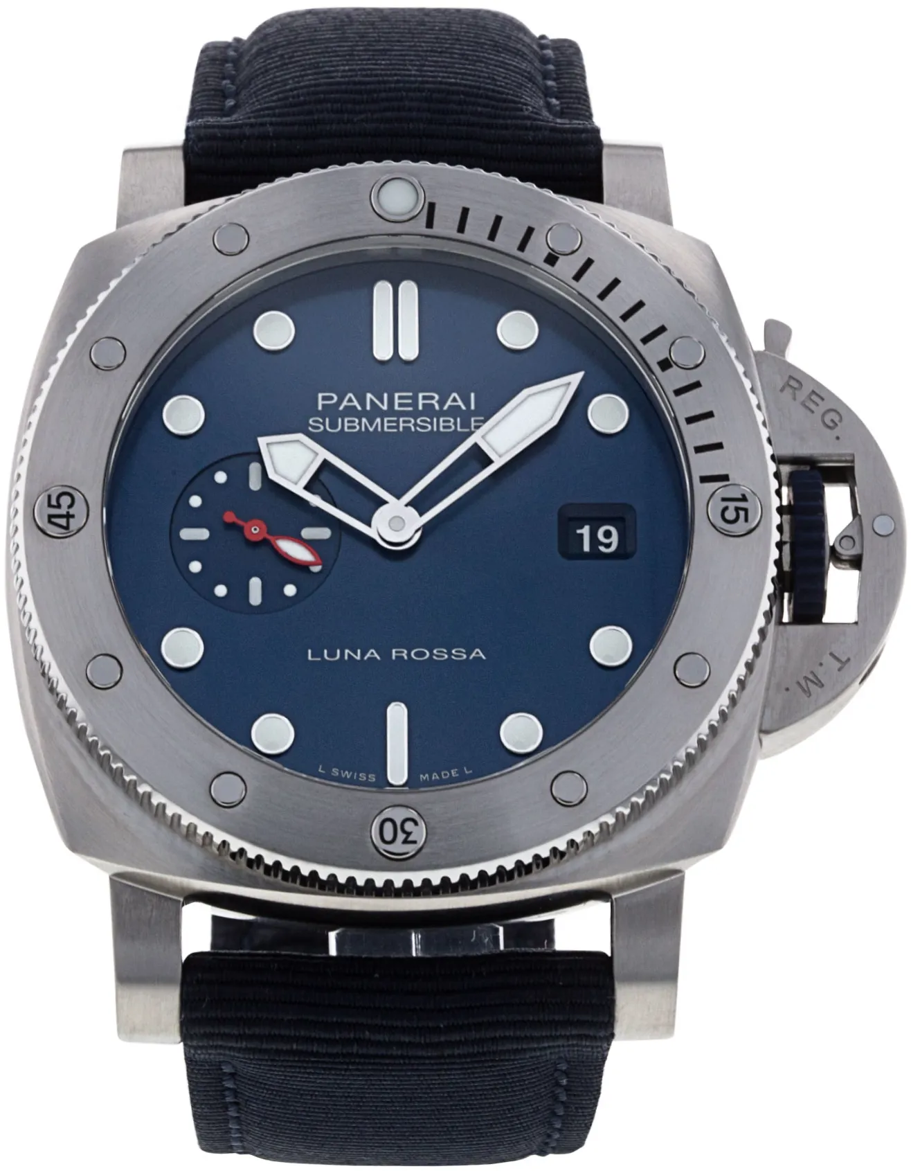 Panerai Submersible PAM 01391 44mm Stainless steel Blue