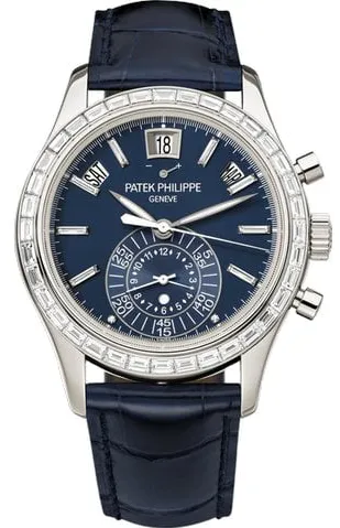 Patek Philippe Annual Calendar Chronograph 5961P-001 40.5mm Platinum Blue