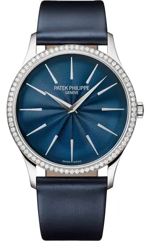 Patek Philippe Calatrava 4997/200G-001 35mm White gold Blue