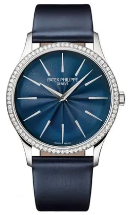 Patek Philippe Calatrava 4997/200G-001 35mm White gold Blue